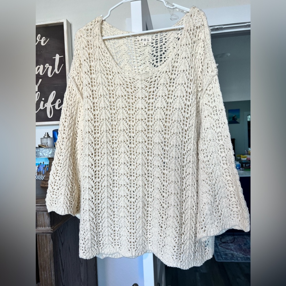 Cream color sweater
